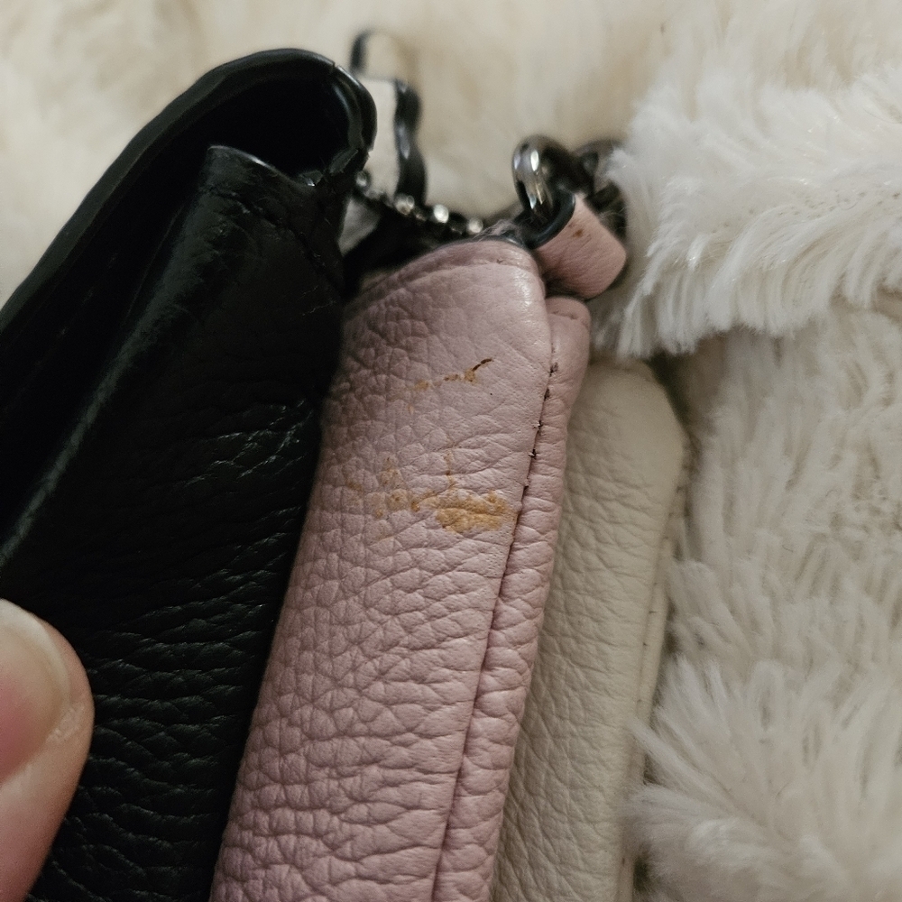 Coach Triple Crossbody in Colorblock black white pink - Picture 16 of 16